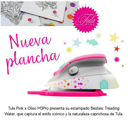 PLANCHA DE VAPOR PEQUEÑA TULA PINK EDICIÓN LIMITADA